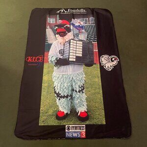 Idaho Falls Chukars Baseball Team Mascot Themed Blanket 40 1/2 x 60